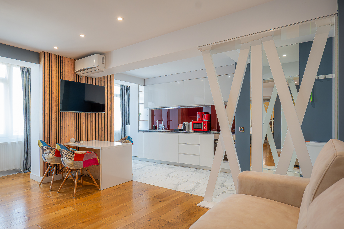 Paris Design Apartment lounge living area