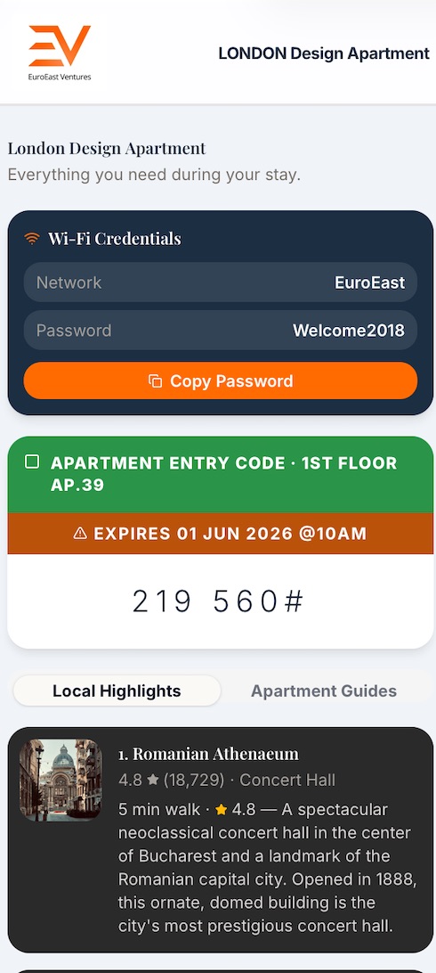 In-stay — apartment guide and local highlights