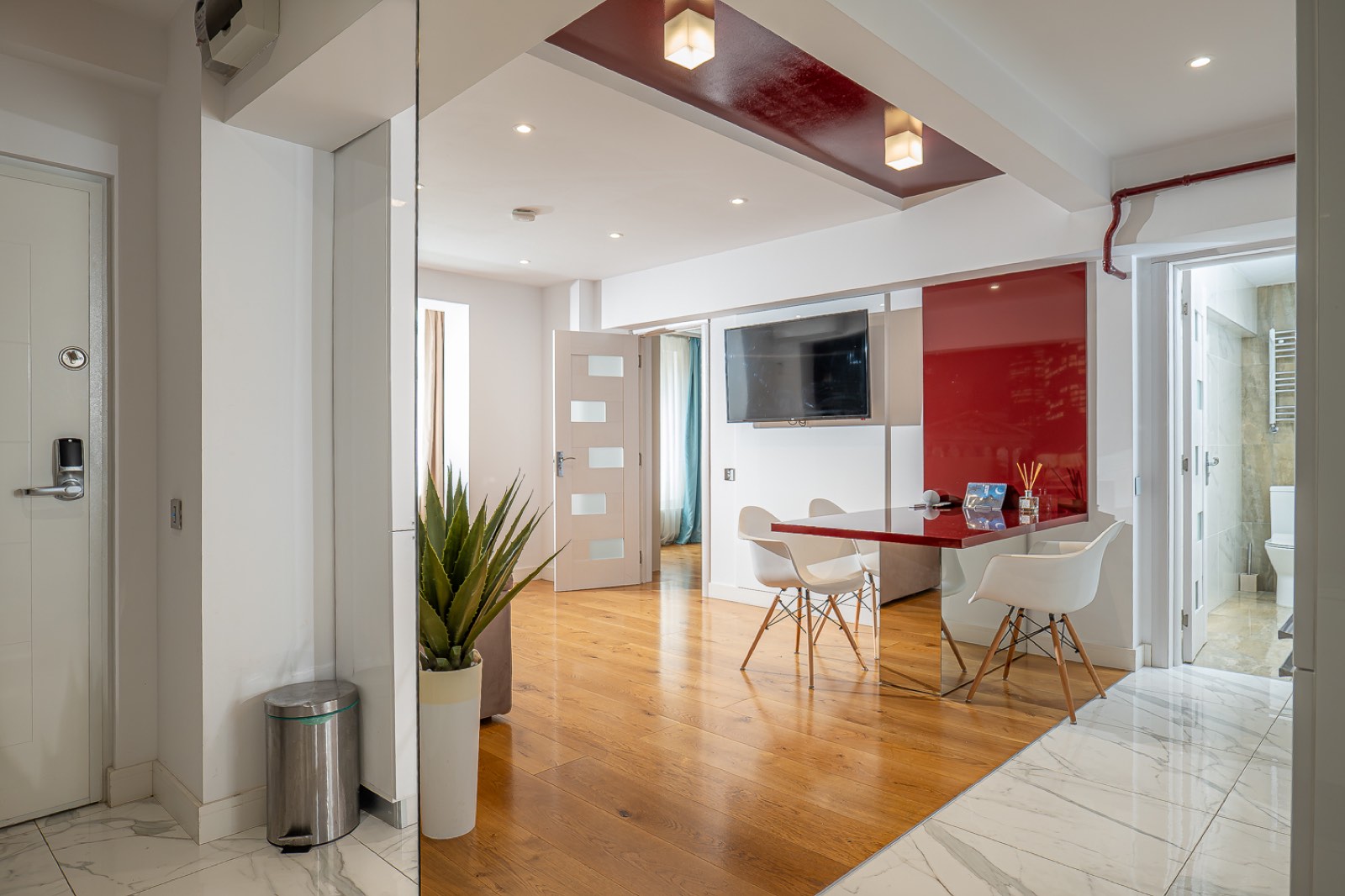 Bucharest apartment interior for guests comparing apartments and hotels